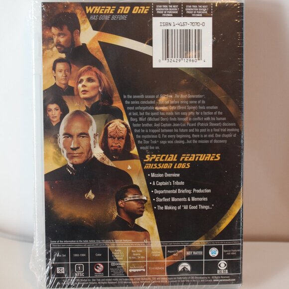 Star Trek The Next Generation Season 2 Complete DVD Set - Picture 2 of 2